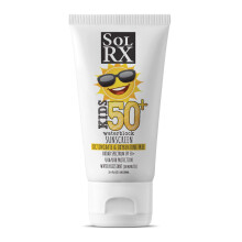 SolRX KID's SPORT Sunscreen SPF 50+ Oxybenzone Free Sunscreen Reef Safe Solcreme til ansigt og krop l?ber ikke ind i ?jnene