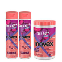 NOVEX Schampo 10,1 oz + balsam 10,1 oz + Mask 35 oz Set