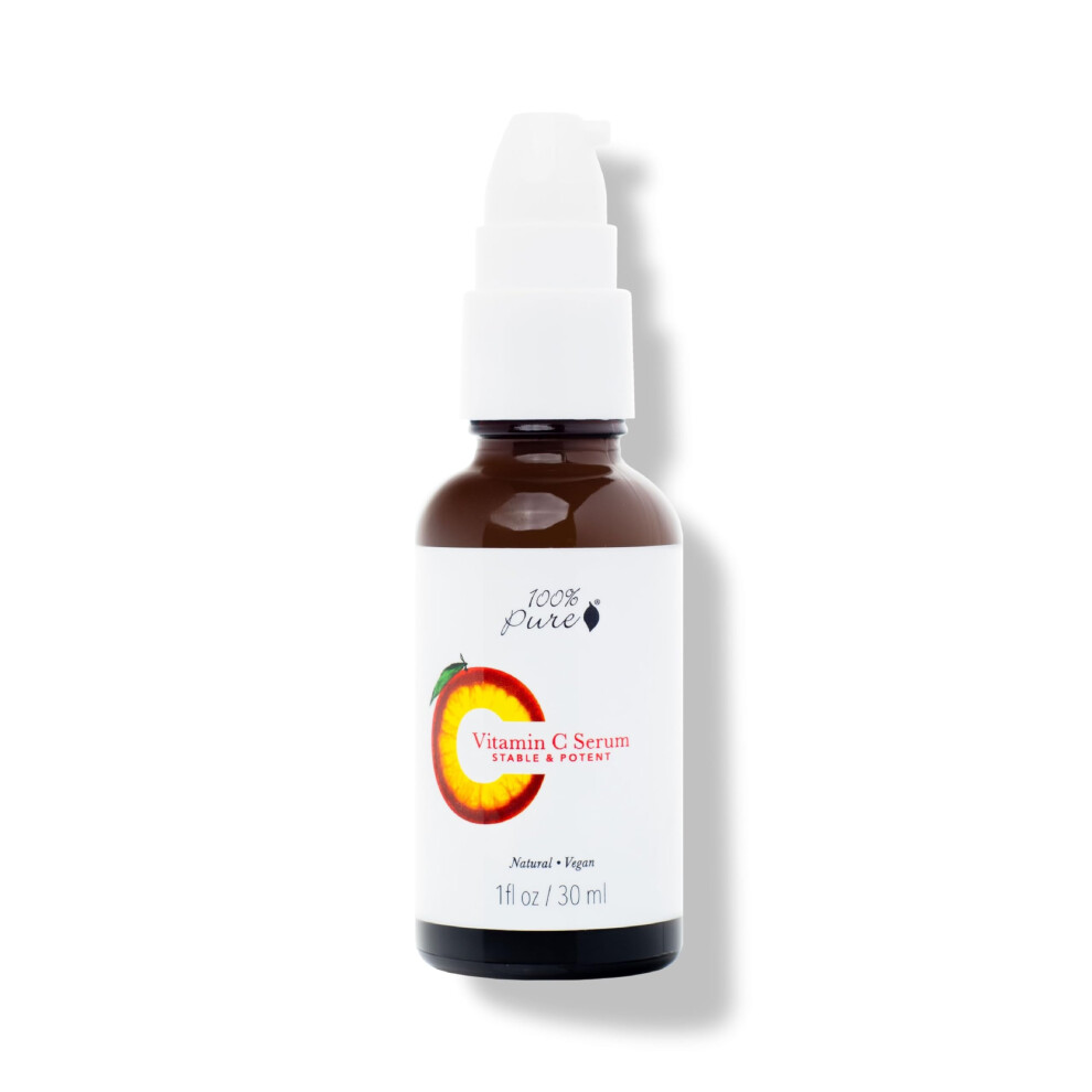 Photos - Other Cosmetics 100 Pure Vitamin C Face Serum Hydrating Glow Skin Care with ALA Aloe + Vitamin E Oil - Daily Firming & Correcting Anti Aging