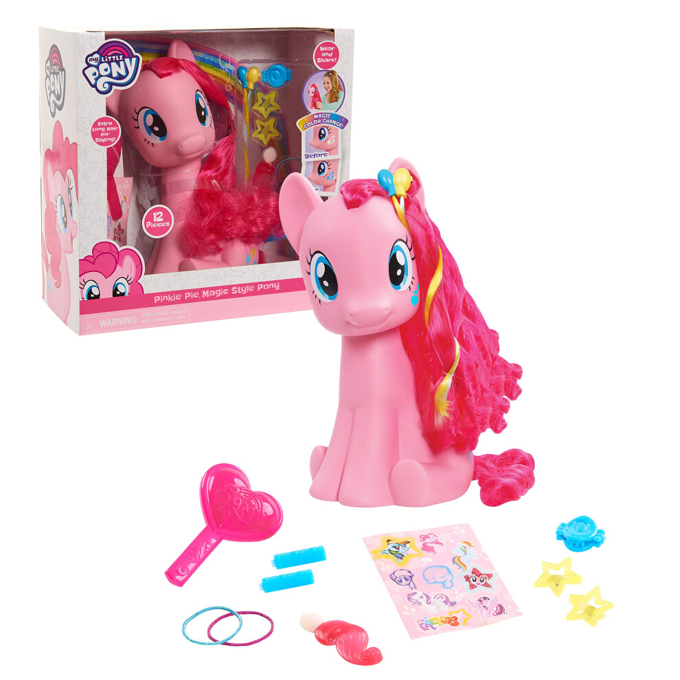 My Little Pony Pinkie Pie Styling Pony  Kids Toys for Ages 3 Up by Just Play