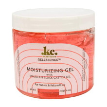 KeraCare GelEssence Moisturizing Gel - 16 ounce - with Jamaican Black Castor Oil - 55.1% Moisture Increase - Adds Shine - Flake Free - Vegan & Cruelty