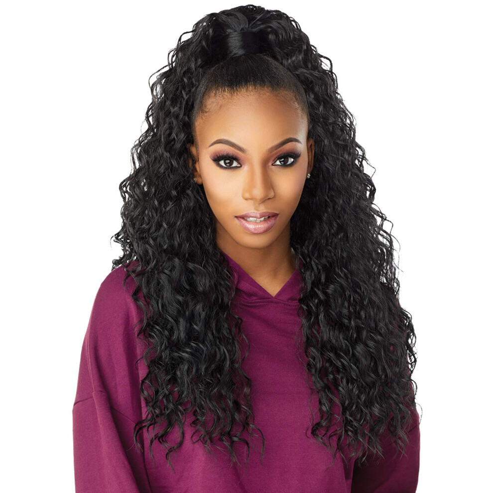 Sensacional Sensationnel Instant Updown Halfwig Pony - Iud 2 4 Style In 1 Half Wig And Pony Drawstring (T4/Ashblonde)