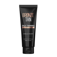 Bronze Tan Self Tanning Lotion - Luxurious Vanilla Self Tanner for Face & Body - No Color Guide Sunless Tanner for a Natural Glow - Hydrating For
