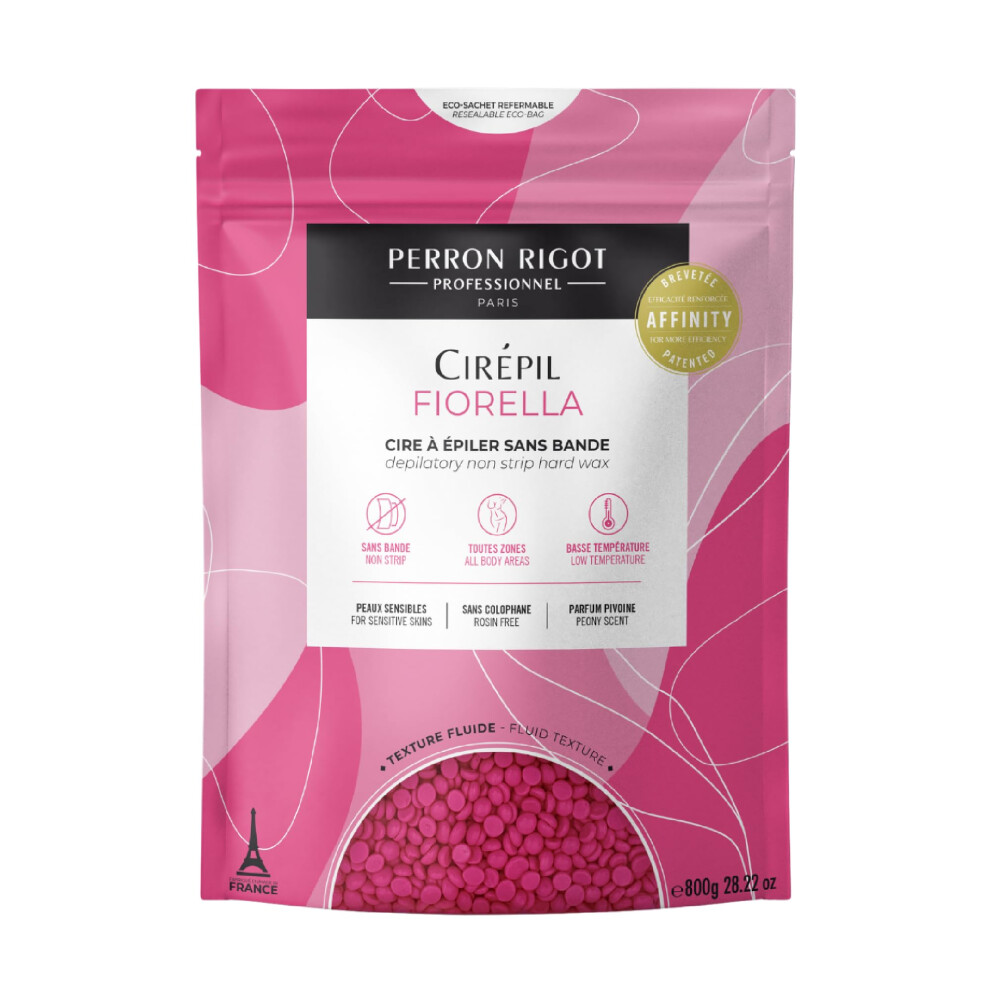 Cirepil - Fiorella - Hard Wax - No Strips Needed - 800G / 28.22 Oz Wax Beads - High Performance Hard Wax - Easy To Apply - Perfect For Sensitive Areas