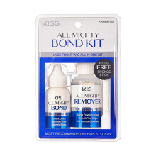 Kiss All Mighty Bond Lace Front Wig Lim og Remover Kit