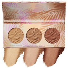 L?gerformel Murumuru Butter Bronzer Face Makeup Palette Set inkluderer n?rende sm?rbronzer Highlighter Blush Dermatologist testet vegansk & gruso