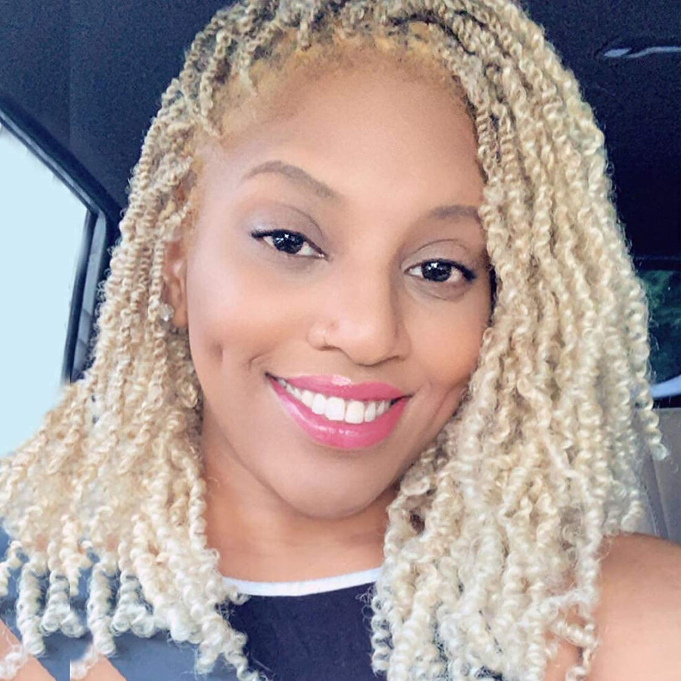 Extension Per Capelli Intrecciati A Molla, 12 Pollici, 6 Confezioni Di Capelli Intrecciati A Molla Per Intrecciare I Capelli A Farfalla, Morbidi-image