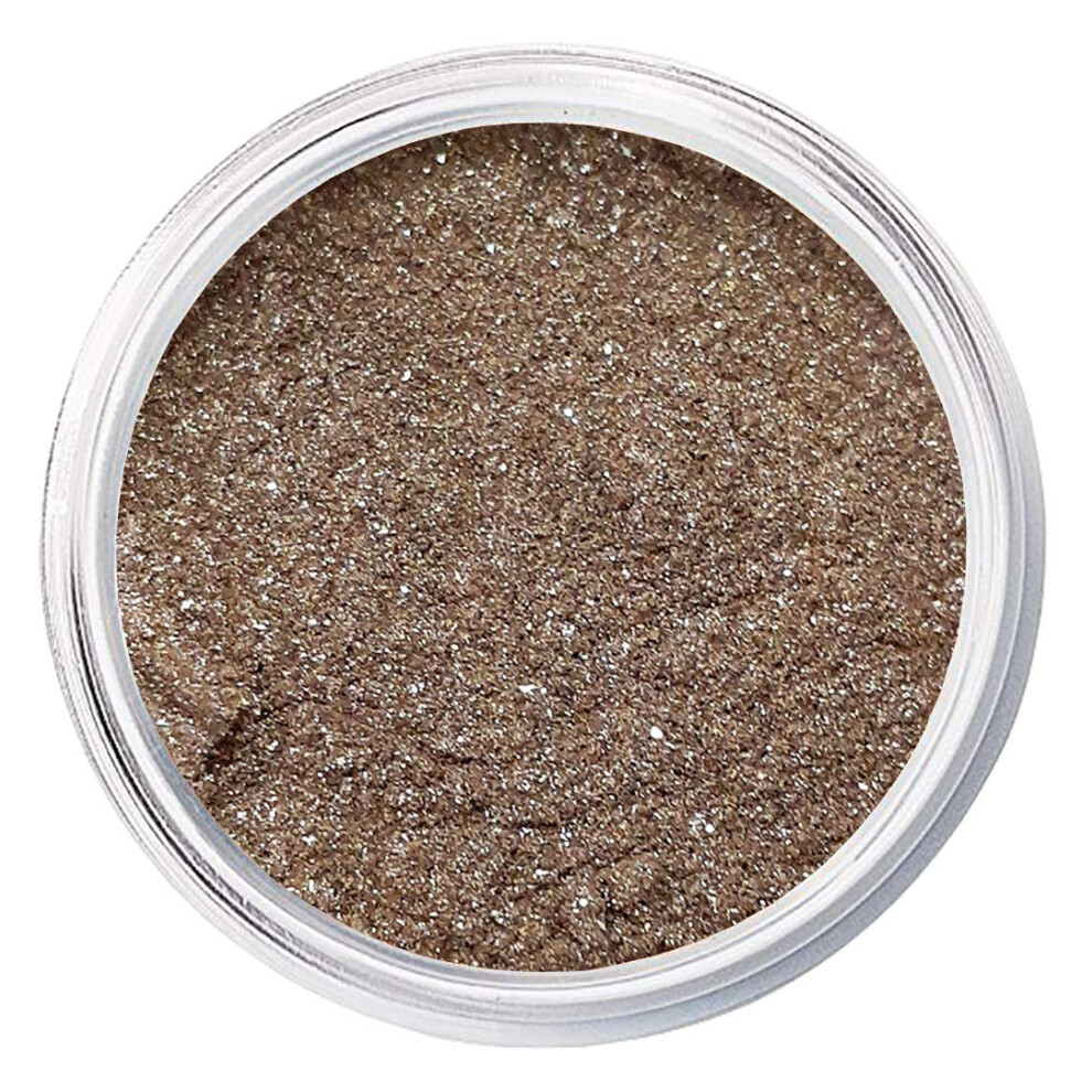 Giselle Cosmetics Triple Espresso Mineral Eyeshadow Palette - Organic Talc-Free Loose Powder Makeup Eye Shadow Palette With Shimmer Glitter Metall