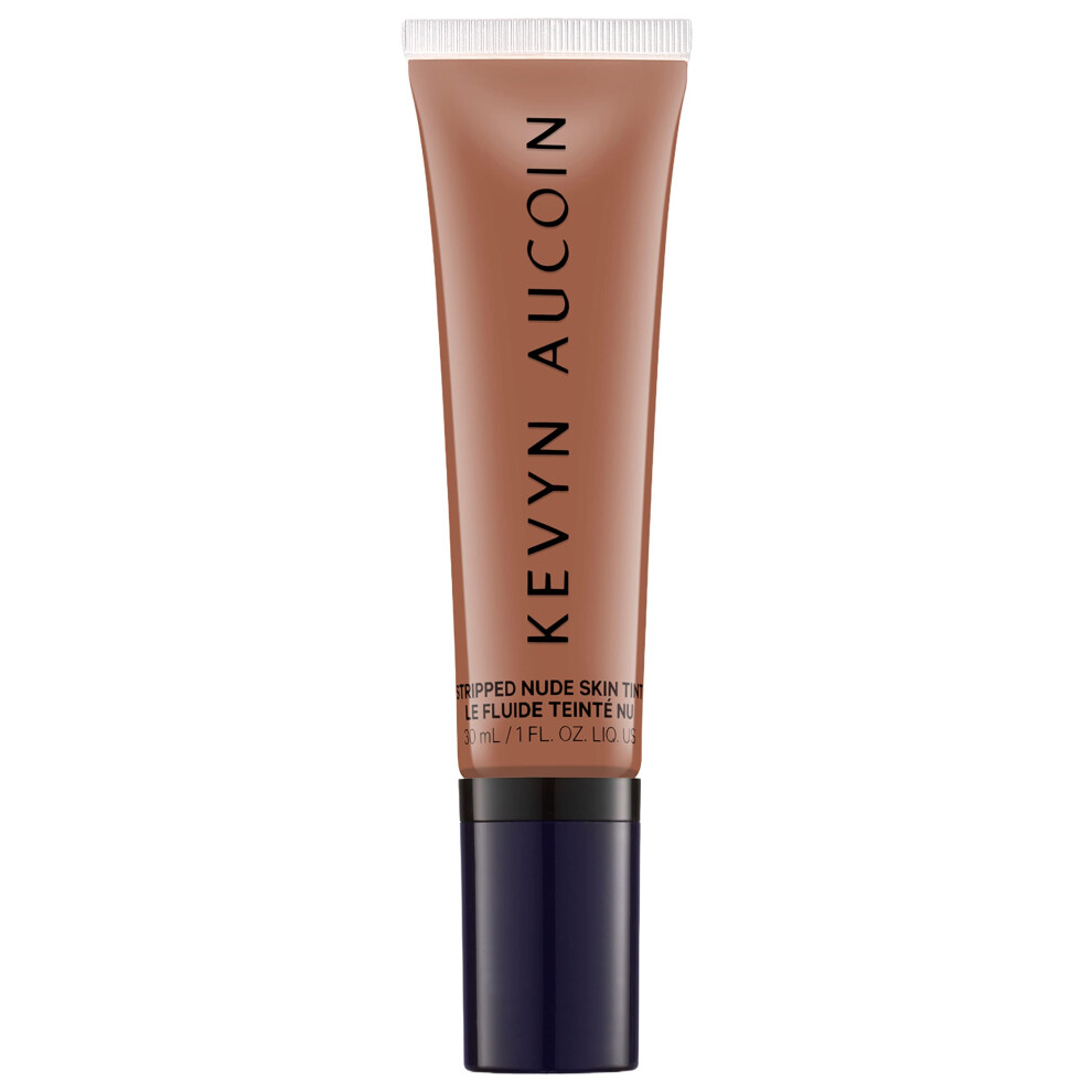 Kevyn Aucoin Stripped Nude Skin Tint  ST 10 (Deep) shade: Tinted makeup foundation with blue light protection. Sheer to light coverage. Blurs imperfec