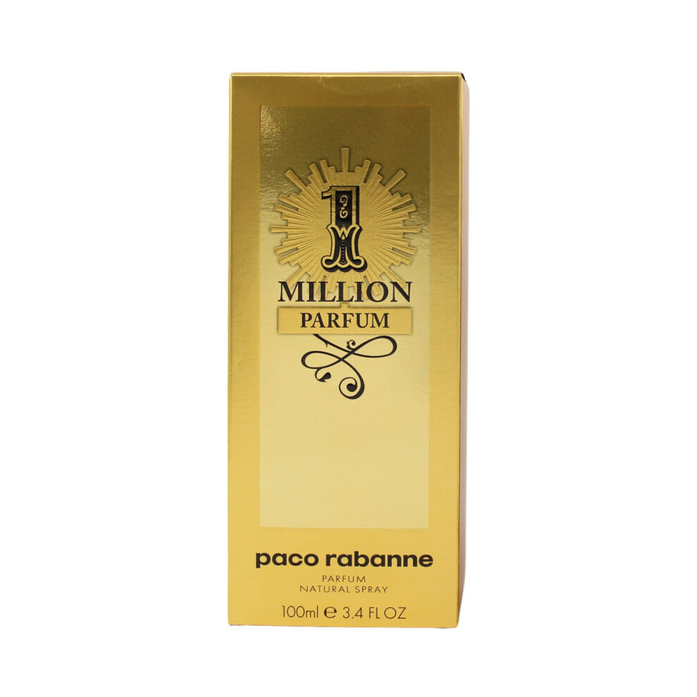 Paco Rabanne One Million for Men Parfum Natural Spray  3.4 Ounce