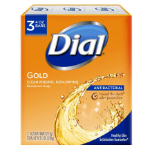 Savon d  odorant antibact  rien Dial Gold Moisture Balance - 113 g, 3 barres (paquet de 2)