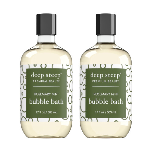 Deep Steep Schaumbad 17oz (2er-Pack) (Rosmarin-Minze)