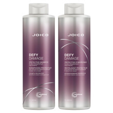 Juego de champ y acondicionador protector Joico Defy Damage | Preservar el color del cabello | Para fortalecer los enlaces y prolongar el color