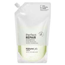 NATURELAB. TOKYO Perfect Repair Shampoo: Ekologisk Refillpåse: Reparativ Shampoo för Skadat, Färgat Hår