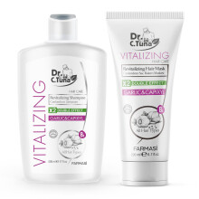 FARMASI Dr. C. Tuna Vitalisierendes Knoblauch-Shampoo und Haarmaske Natrliche Behandlung fr Haarwachstum, verhindert Haarausfall, stimuliert das