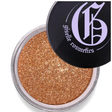Giselle Cosmetics Golden Tan Eyeshadow Palette - Talc Free, Natural & Organic Eye Shadow with Glitter, Shimmer, Iridescent & Smokey Shades - Loose Pow