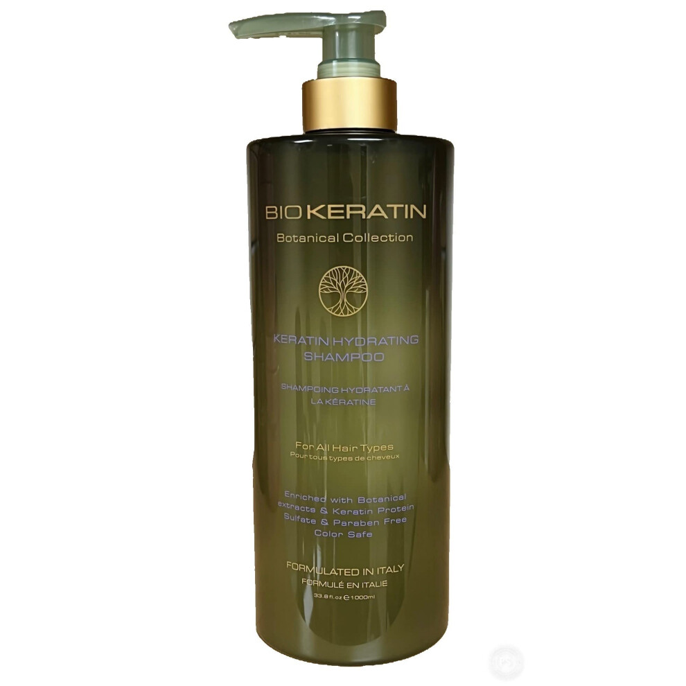 Bio Pureoils Bio Keratin Botanical Collection Hydrating Shampoo 33.8Oz