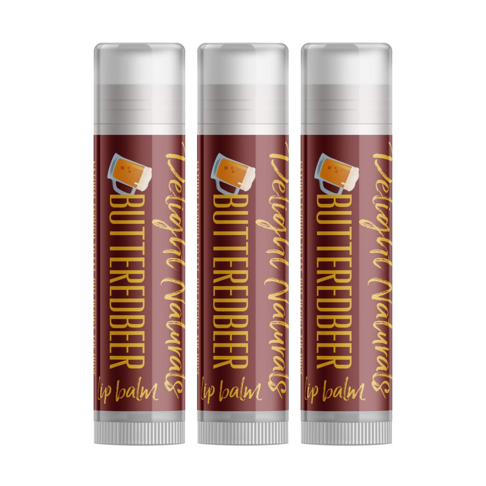 Delight Naturals Butteredbeer Lip Balm - Set Of Three