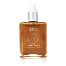 Huile s  che   clat instantan   FarmHouse Fresh Lustre Drench, huile corporelle    la vitamine K, l  g  re et dor  e, absorption rapide, 113 ml