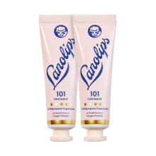 Lanolips 101 Salbe Multi -Balm Duo Original Superbalm - Enthlt reines Lanolinl fr glatte hydratisierte und gesunde Lippen - natrlicher Lippen