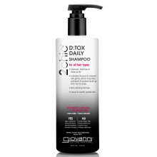 GIOVANNI D:tox Daily Shampoo 24 oz. - Aktivt kul super-antioxidanter Acai & Goji Berry