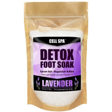 Cell Spa Detox Fotbad Premium 16 Uncer Lavendel Doftande Epsom Salt