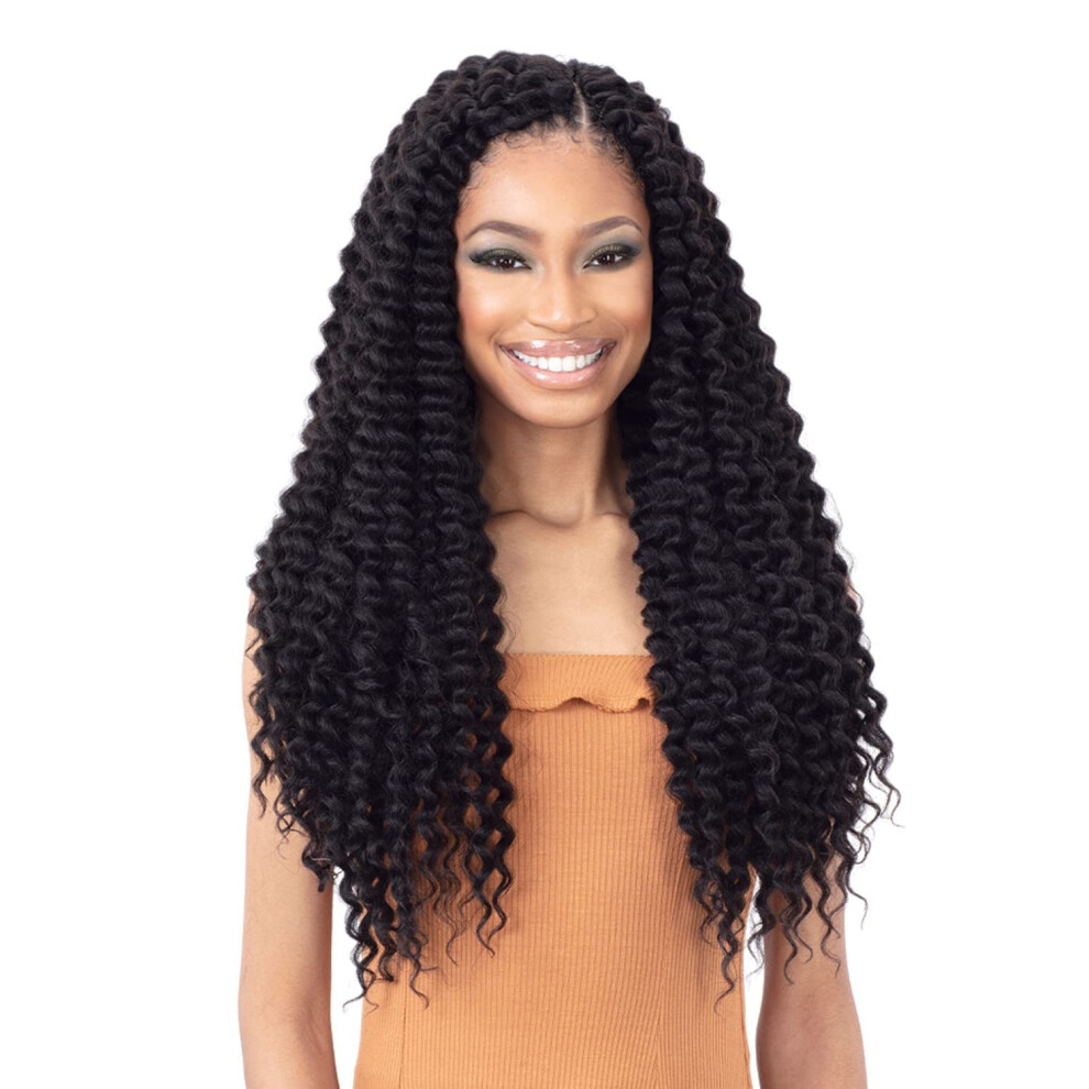Vrkoce Freetress Unisex Freetress Crochet Braid - 3X Soulfull Curl 20"""" (T530)