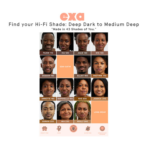 Exa Beauty - Φυσικό Υψηλής Πιστότητας Foundation | Καθαρό, Vegan, Χωρίς Πειράματα (Rae 200) 2