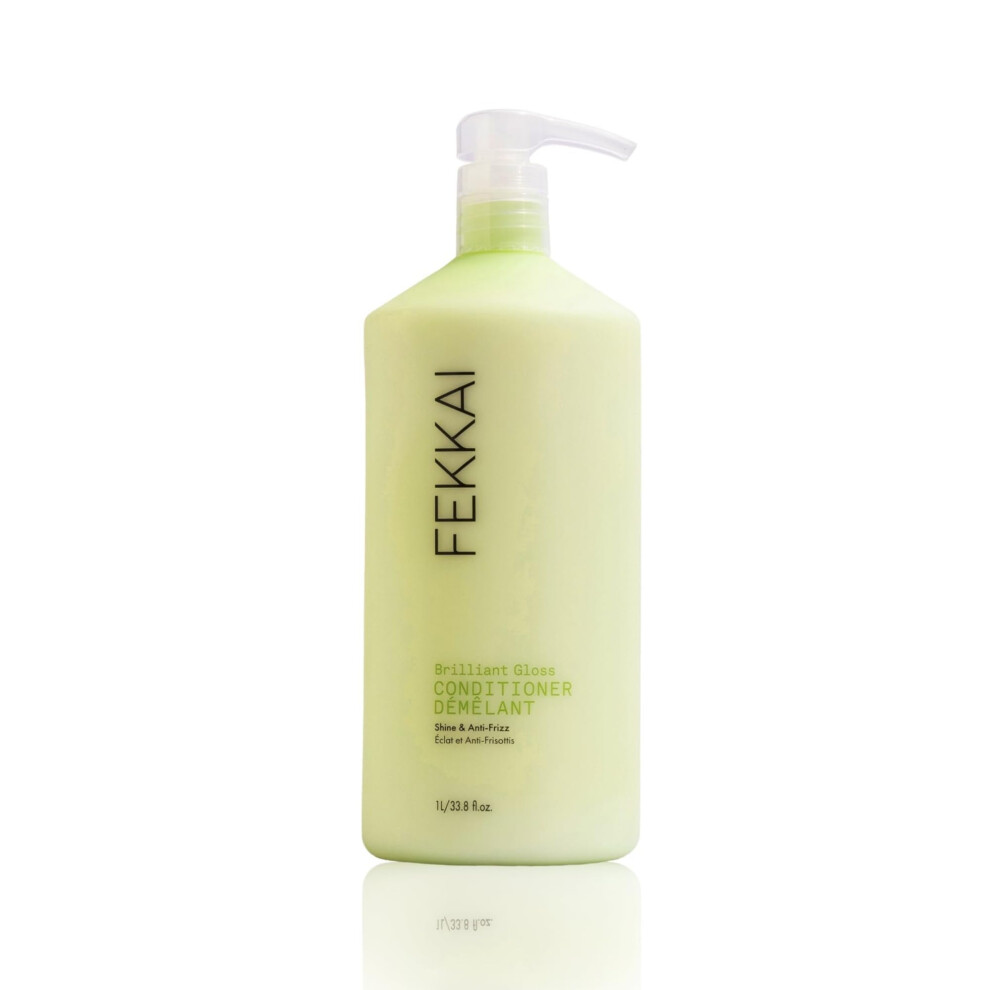 Apr   s-shampoing Fekkai Brilliant Gloss - 1 litre - Transforme les cheveux en leur donnant une brillance 4X - Sans sulfates, parab   nes, phtalates