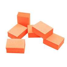 BNP Mini Buffing Buffer Block 80/100 korn dobbeltsidet til manicure Pedicure Salon Negle Art Supplies Home DIY (1,5 tommer L x 1 tommer B x 0,5 t