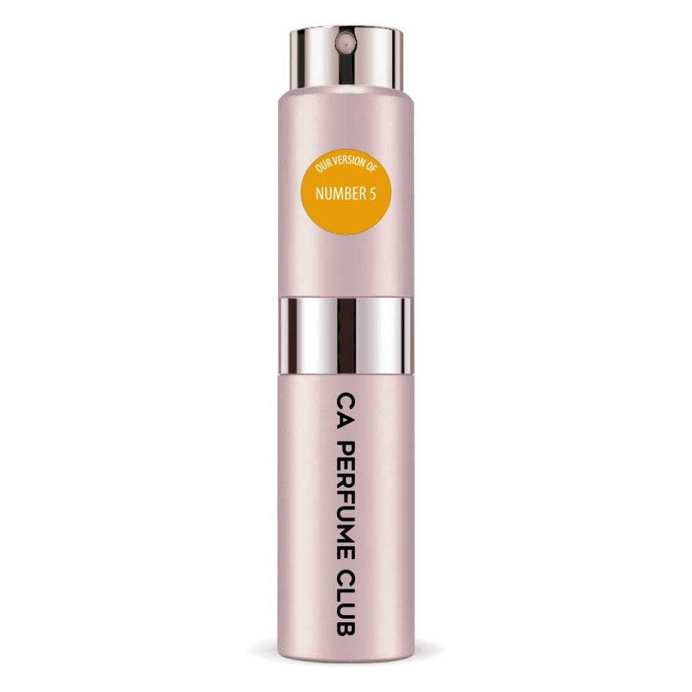 Ca Parfume Ca Perfume Impression Of Number 5 For Women Replica Version Fragrance Dupes Concentrated Long Lasting Eau De Parfum Spray Refillable Atomizer Bottle 0