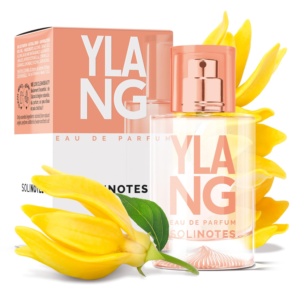 Solinotes Par Solinotes Ylang Perfume For Women - Eau De Parfum | Delicate Floral And Soothing Scent - Made In France - Vegan - 1.7 Fl.oz
