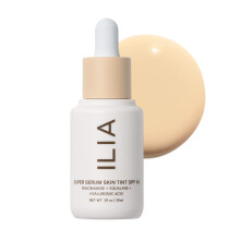 ILIA - Super Serum Skin Tint SPF 40 | Non-Comedogenic Vegan LIghtweight to Help Against Blue Light + Pollution while Hydrating Smoothing + Refin