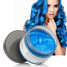 Blue Temporary Hair Color Natural Hair Color Wax Hair Wax Color Spray 4.23 Ounces Hair Wax Dye for Christmas Parties Role Playing and Halloween (Blue