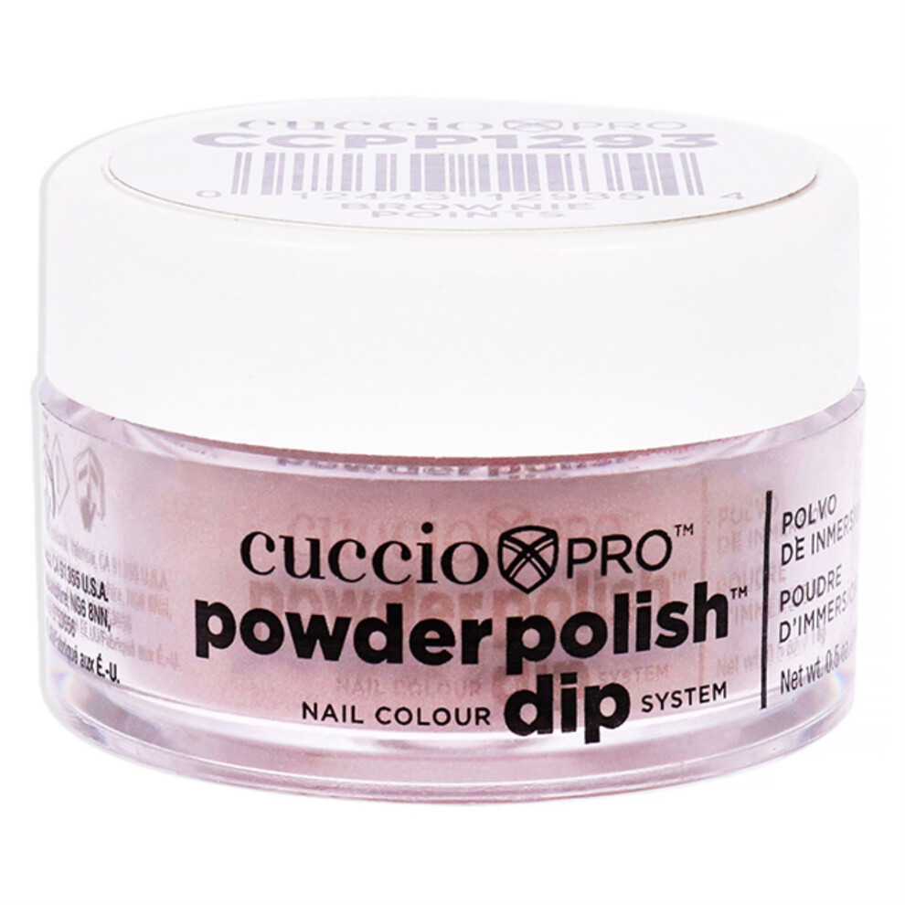 Cuccio Cor Pro Powder Polish Nail Colour Dip System - Brownie Points By Cuccio Colour For Women - 0.5 Oz Nail Powder