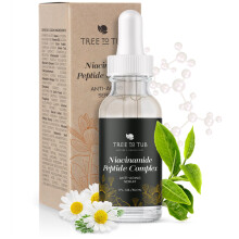 Tree To Tub Peptides & Niacinamide Serum For Face - Advanced Anti Aging Multi Peptide Complex Serum For Men And Women With Niacinamide Collagen Pepti