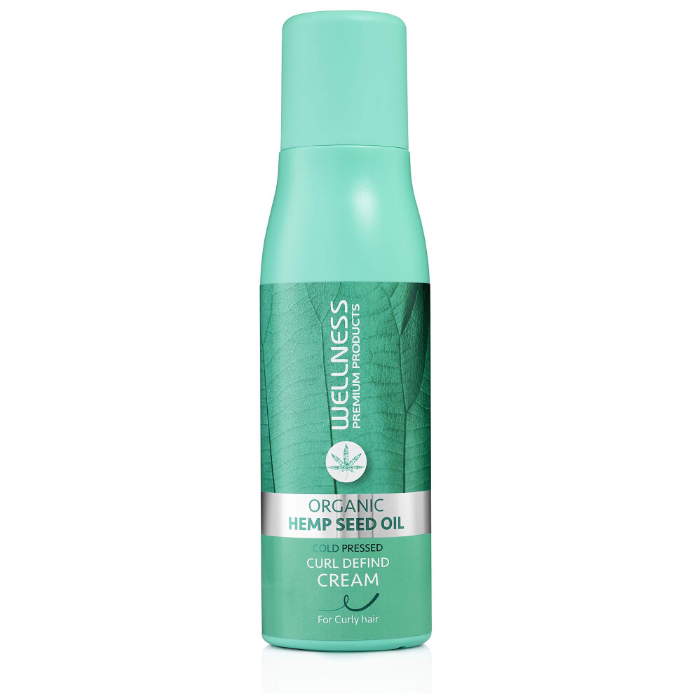 Wellness Premium Products Organic Hemp Seed Oil - Curl Defining Cream (500ml)