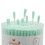 HOMEFOX Grüne Baumwollstäbchen Spiral - 200 Stück Bio-Baumwoll-Q-Tips 4