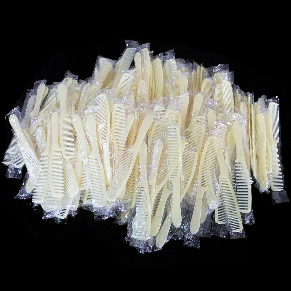 Onni Unisex Fafortune Combs 200 Pcs - Individually Wrapped Hair Combs In Bulk For Hotel Air Bnb Shelter/Homeless/Nursing Home/Charity/Church - Suitable For Al