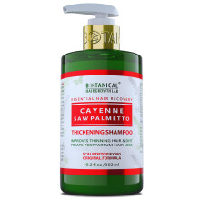 Botanisches Haarwuchs-Shampoo, Cayenne-Sgepalme, Haarverdichtung, Anti-Ausdnnung der Kopfhaut, Stimulierung, natrliche Anti-Haarausfall-Therapie f