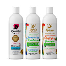 Πλήρης ΚΙΤ Νέας Βραζιλιάνικης Θεραπείας Keratin Kachita Spell Επαγγελματικά Αποτελέσματα