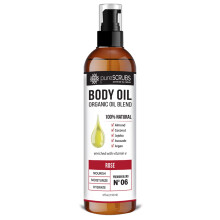 pureSCRUBS Ultra feuchtigkeitsspendendes Rosen-Krperlspray fr trockene Haut, Massage von Nagelhaut und mehr. Bio-Supermischung aus Jojoba-, Argan-