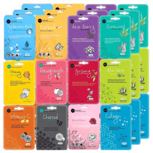 celavi Gesichtsmasken-Set, Korean Beauty Essence, Gesichts-Papiertuchmaske, koreanische Hautpflege, feuchtigkeitsspendend, 3 Packungen mit je 12 neuen