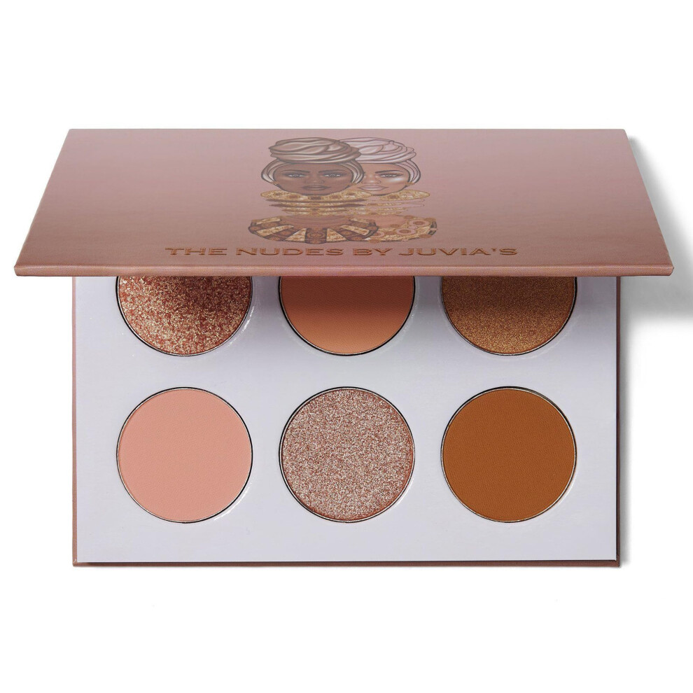 Juvia's Place Pink,Orange Neutral The Nudes - Blush Sand Shades Of 6 Orange Bronze Eyeshadow Palette Professional Eye Makeup Pigmented Eyeshadow Palette For