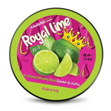 The Goodfellas' smile  Luxury Shaving Soap  Formulated for Use with A Shaving Brush  Made in Italy (Royal Lime)