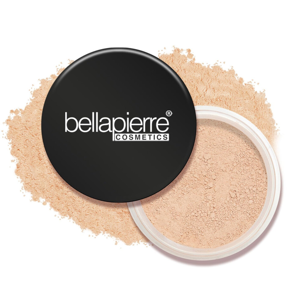 Bellapierre Mineral Foundation Spf 15 - Loose Powder Foundation | Vegan & Cruelty Free Natural Makeup | Full Coverage Matte Finish | Hypoallergenic |