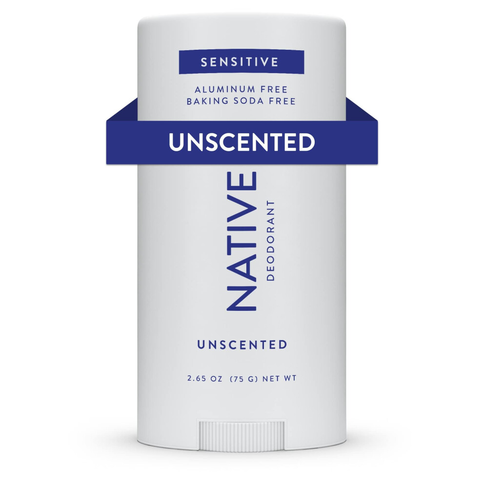 Native Sensitive Deodorant Contains Naturally Derived Ingredients  72-Hour Odor Control  Deodorant for Women and Men  Aluminum Free with Baking Soda