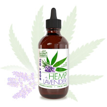 Naturaltherapie Hanf & Lavendelfeuchtigkeitsl - Lavendelkrperl - Hydrat & weicher Haut - Erhhen Sie die Hautelastizitt und sorgen Sie fr An