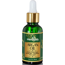 Herbishh Amazing Argan Oil Czysty marokanski olej arganowy do naprawy skry i wlosw Zniszczone wlosy Gleboko odzywiaja Anti-UV-30ML-(2 opakowania)