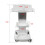 TFCFL Schoonheidssalon Trolley Stand - Aluminium Legering + ABS Rollende Kar 2